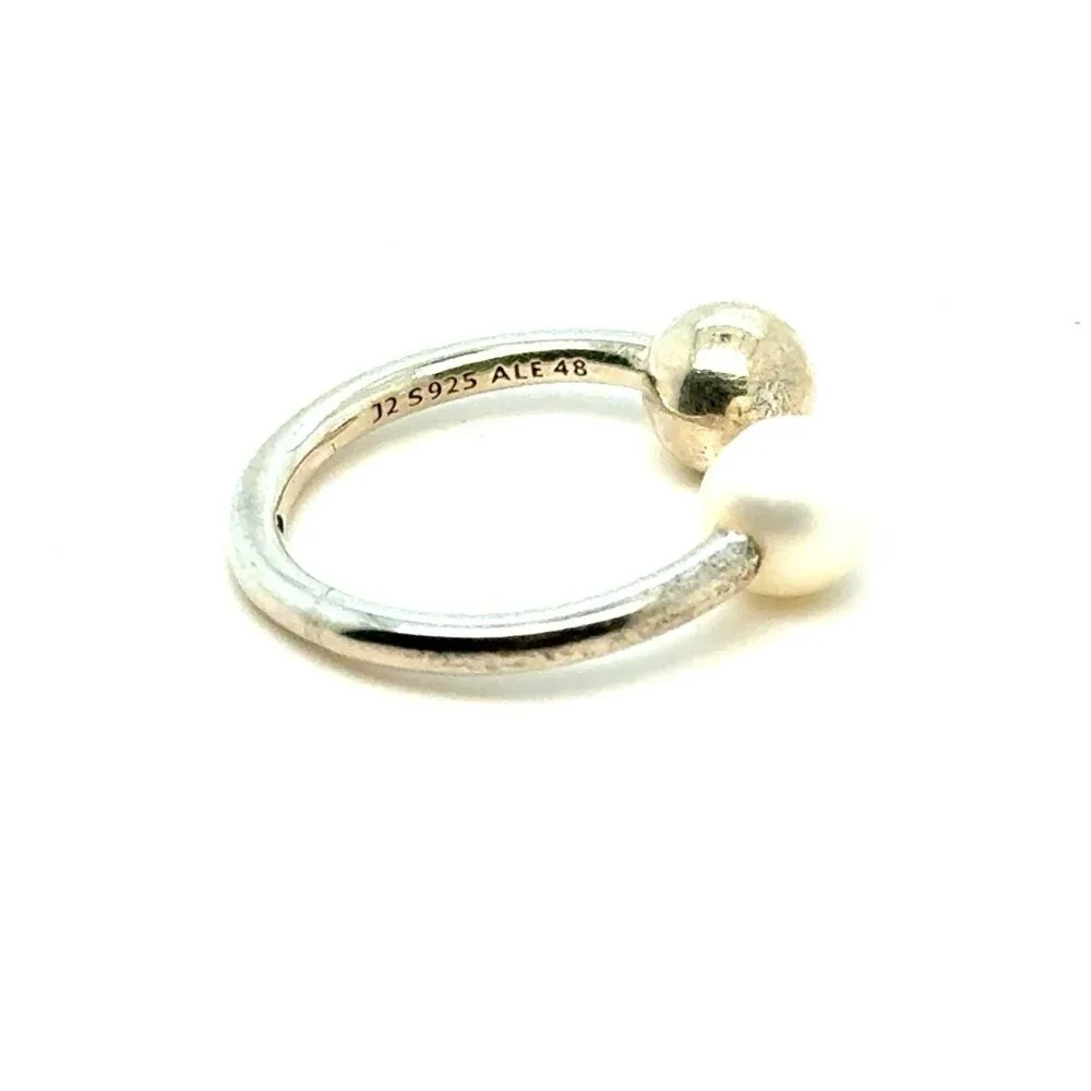 Retired‎ Pandora Contemporary Pearl Open Ring